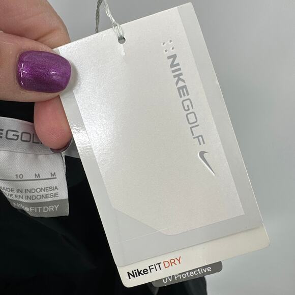 Nike Golf Fit Dry Black Cropped Pants Size 10/ Medium NWT - Picture 5 of 7